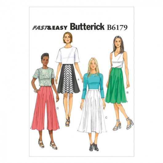Butterick Paper Sewing Pattern 6179