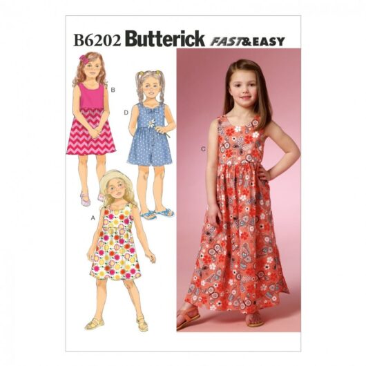Butterick Paper Sewing Pattern 6202