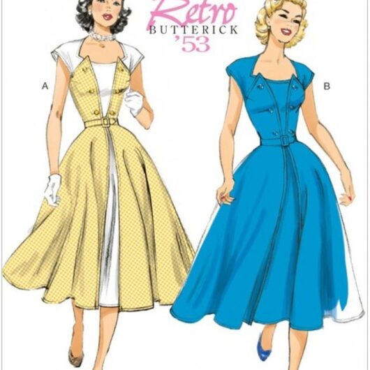 Butterick Paper Sewing Pattern 6211