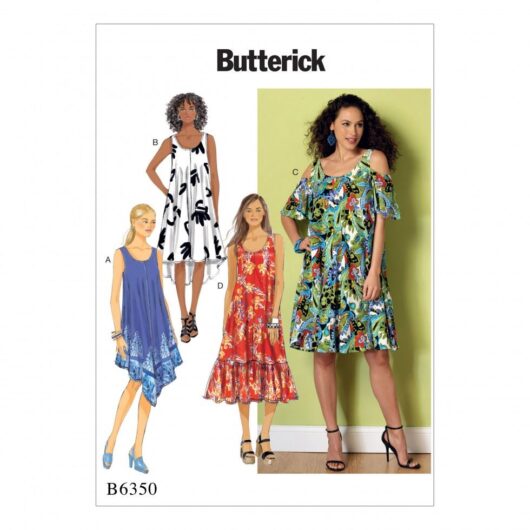 Butterick Paper Sewing Pattern 6350