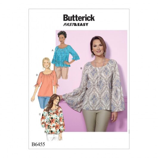 Butterick Paper Sewing Pattern 6455