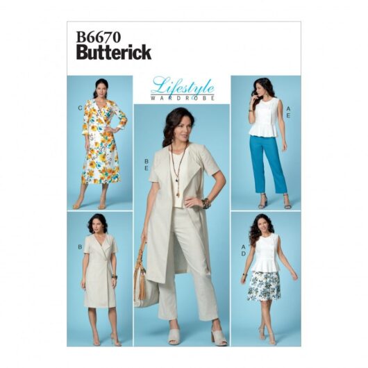 Butterick Paper Sewing Pattern 6670