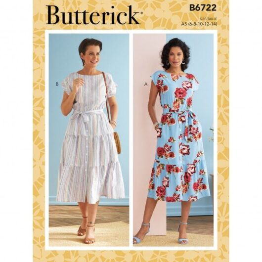Butterick Paper Sewing Pattern 6722