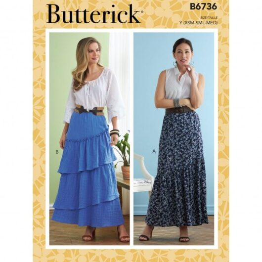 Butterick Paper Sewing Pattern 6736