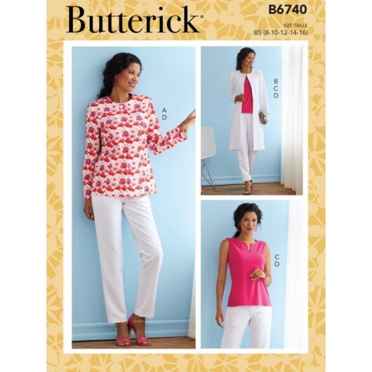 Butterick Paper Sewing Pattern 6740