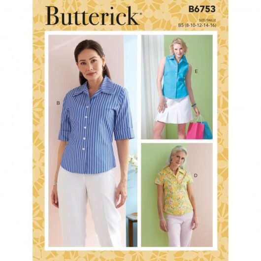 Butterick Paper Sewing Pattern 6753
