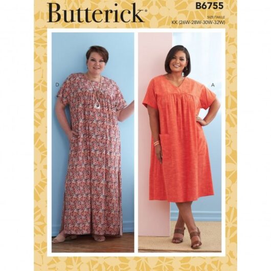 Butterick Paper Sewing Pattern 6755