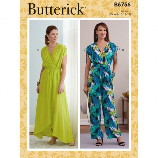 Butterick Paper Sewing Pattern 6756