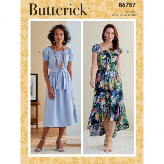 Butterick Paper Sewing Pattern 6757