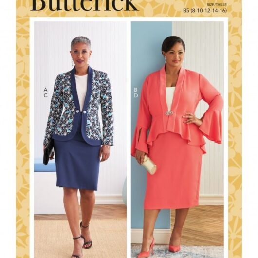 Butterick Paper Sewing Pattern 6821