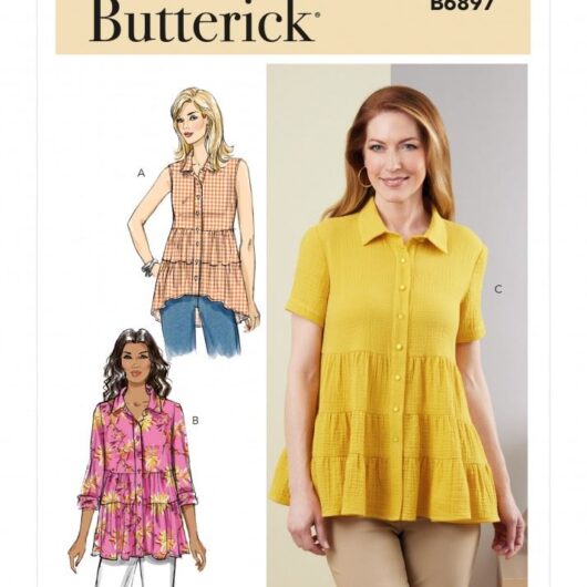 Butterick Paper Sewing Pattern 6897