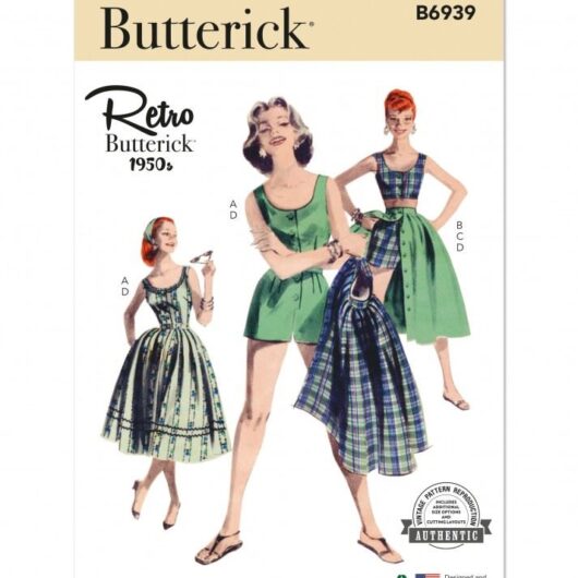 Butterick Paper Sewing Pattern 6939