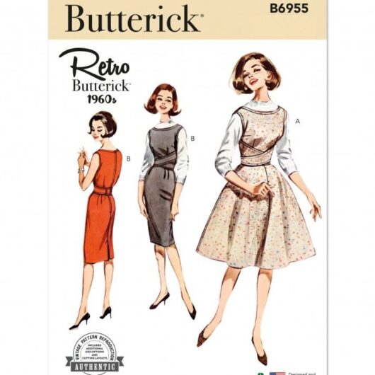 Butterick Paper Sewing Pattern 6955