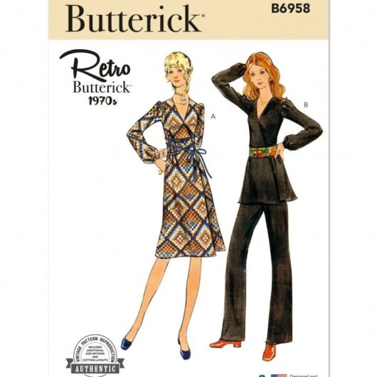 Butterick Paper Sewing Pattern 6958