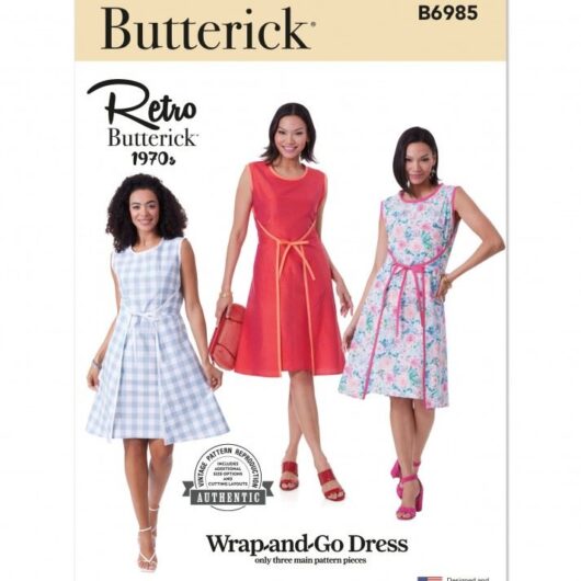 Butterick Paper Sewing Pattern 6985