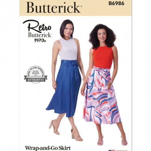 Butterick Paper Sewing Pattern 6986