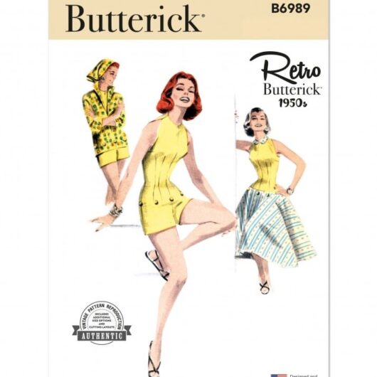 Butterick Paper Sewing Pattern 6989