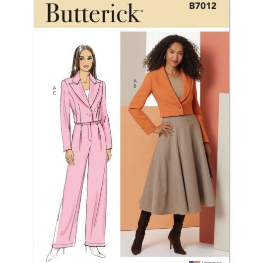 Butterick Paper Sewing Pattern 7012