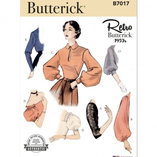 Butterick Paper Sewing Pattern 7017