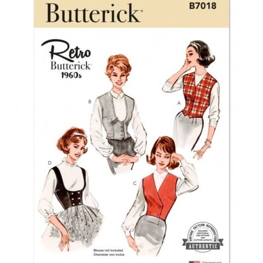 Butterick Paper Sewing Pattern 7018