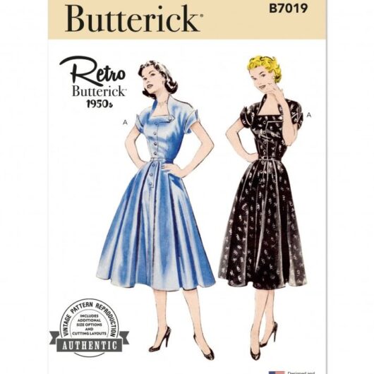 Butterick Paper Sewing Pattern 7019