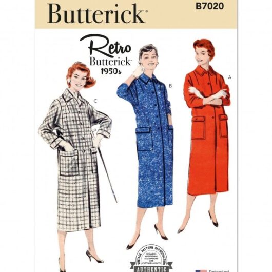 Butterick Paper Sewing Pattern 7020