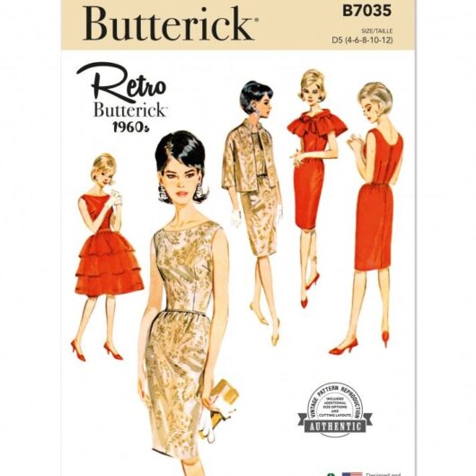 Butterick Paper Sewing Pattern 7035