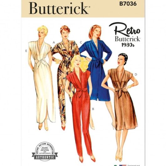 Butterick Paper Sewing Pattern 7036