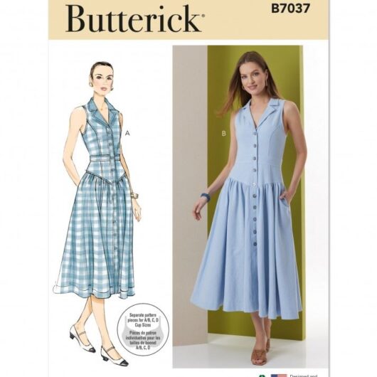 Butterick Paper Sewing Pattern 7037