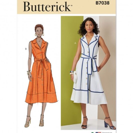 Butterick Paper Sewing Pattern 7038