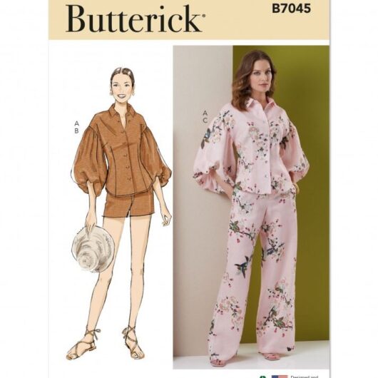 Butterick Paper Sewing Pattern 7045