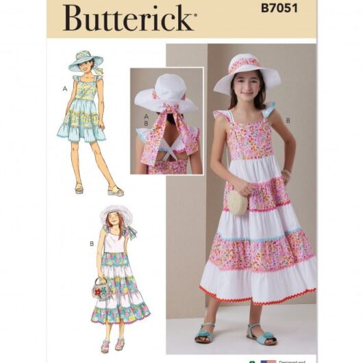 Butterick Paper Sewing Pattern 7051