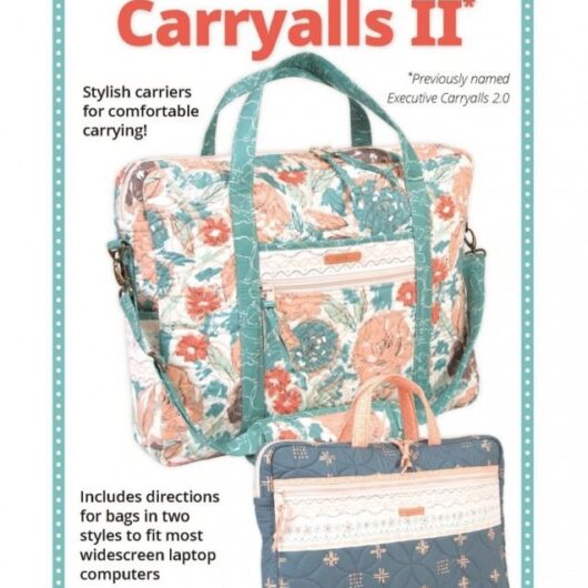 By Annie Paper Sewing Pattern Executive Carryalls