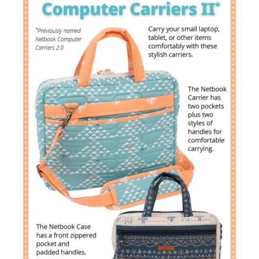 By Annie Paper Sewing Pattern Netbook Computer Carrier