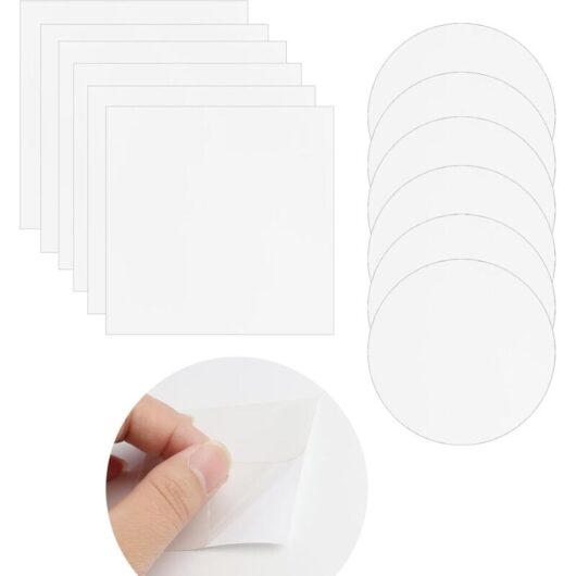 CCYKXA 12 Transparent and Waterproof TPU Repair Patches - Repair Stickers for Tents, Air Mattresses, Down Jackets, and Swimming Rings - Versatile and