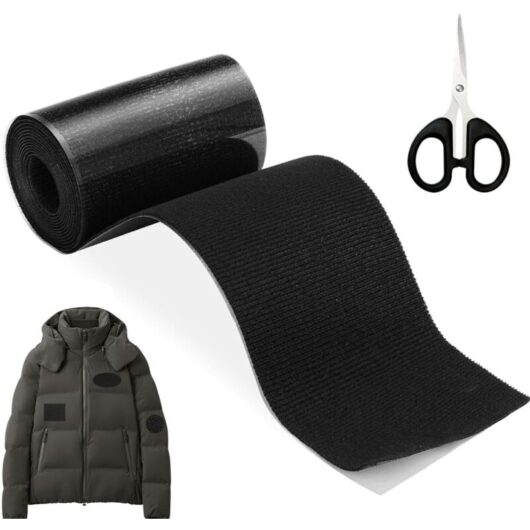 CCYKXA Self-Adhesive Fabric Repair Kit, 10x200cm Waterproof Nylon Patch, Fabric Repair Kit for Car Seats, Jackets, Tents, Sofas, Down Jackets,