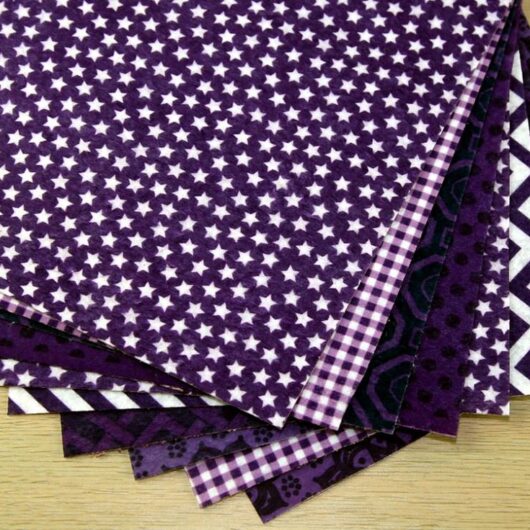 Camelot Fabrics Soft Felt Fabric Purples