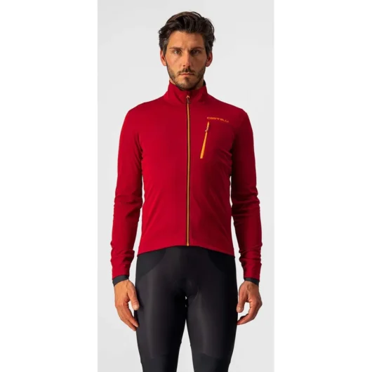 Castelli Go Road Jacket Pro Red/Brilliant Orange