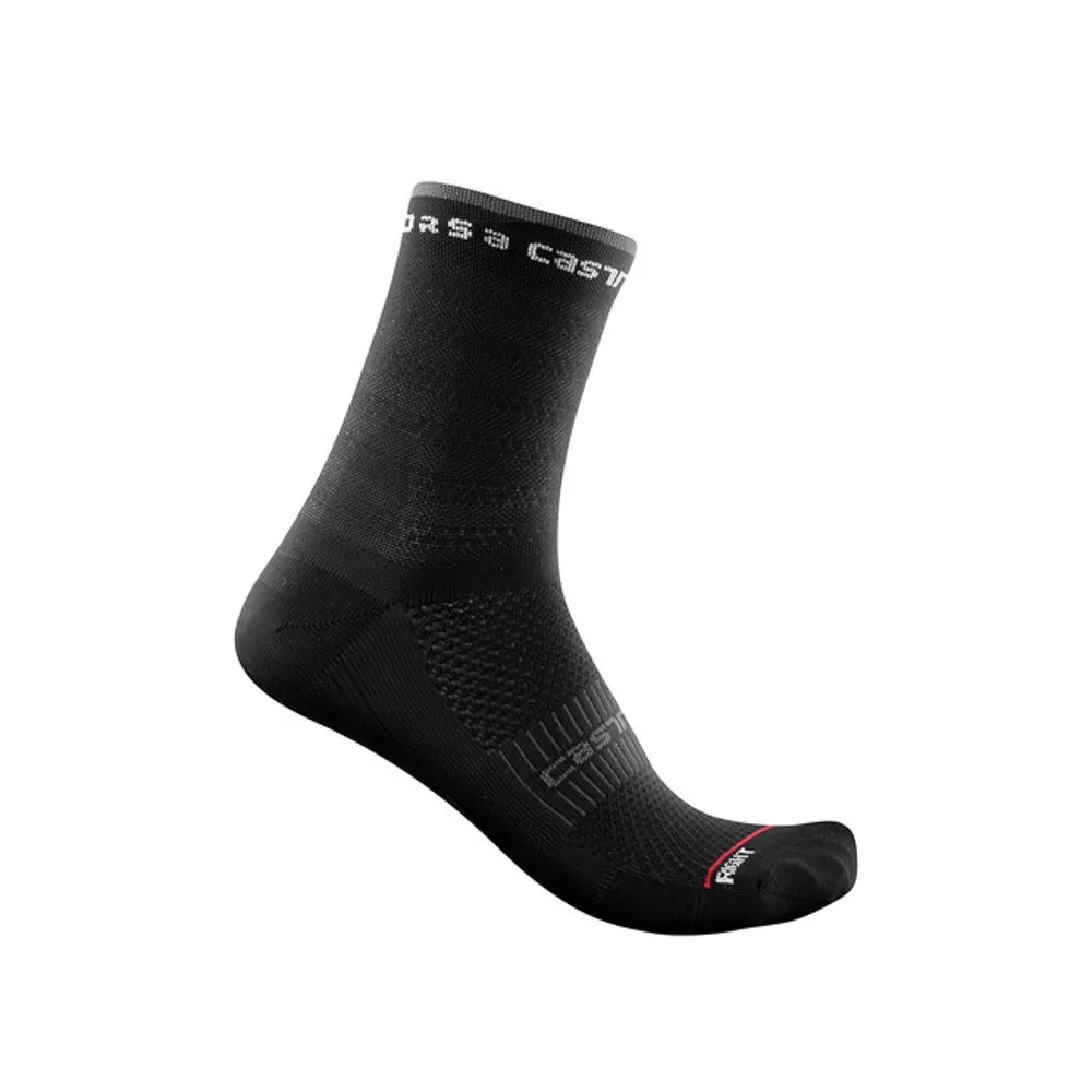 Castelli Rosso Corsa Women's 11 Road Socks Black