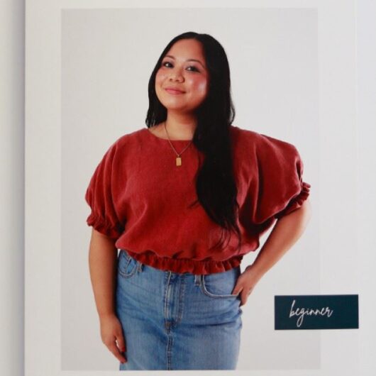 Chalk and Notch Paper Sewing Pattern Aria Top