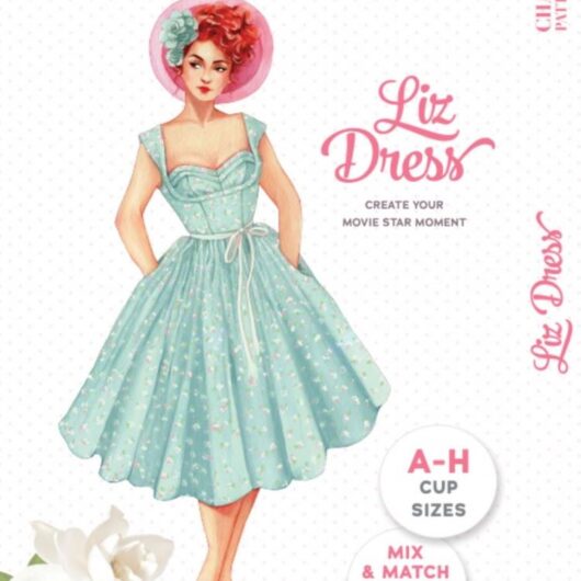 Charm Patterns Paper Sewing Pattern Liz Dress