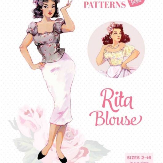 Charm Patterns Paper Sewing Pattern Rita Blouse