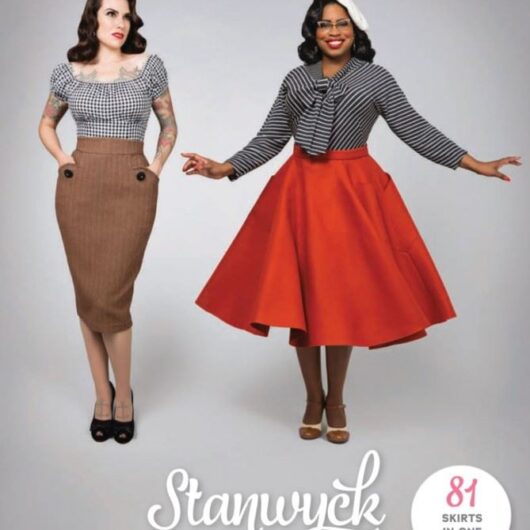 Charm Patterns Paper Sewing Pattern Stanwyck Skirt