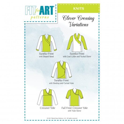 Clever Crossing Variations for Tabula Rasa Knits Paper Sewing Pattern