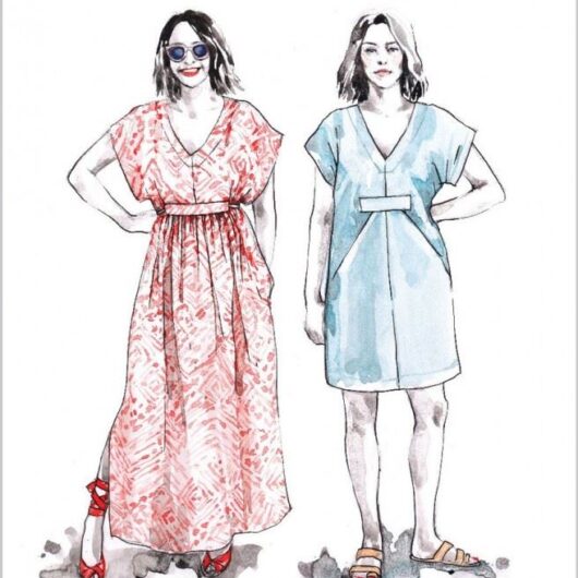 Closet Core Patterns Paper Sewing Pattern Charlie Caftan