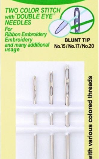 Clover Double Eye Sewing Needles