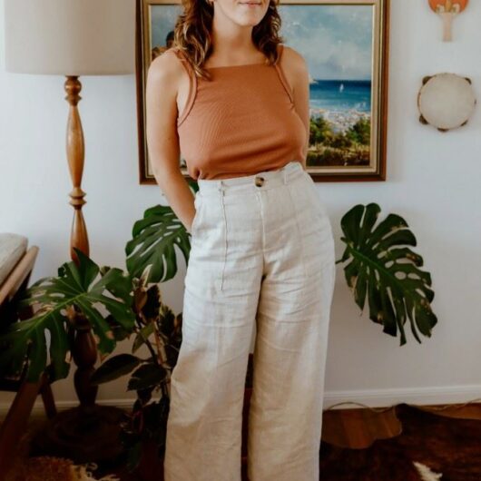 Common Stitch Paper Sewing Pattern Bottlebrush Pants & Shorts