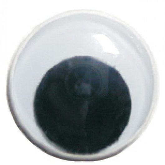 Craft Factory Sew On Wobbly Toy Eyes Black & White
