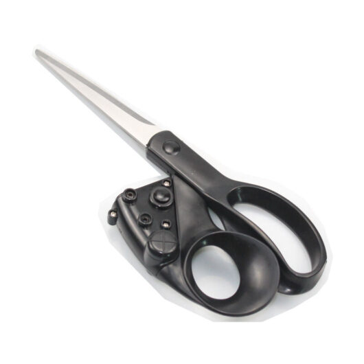 Csparkv - Laser scissors 26.5x15x3cm, - Laser guidance makes cutting easier - Ideal for diy and small jobs