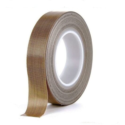 Cyslmuk - Teflon Tape (1/2 inch x 33 feet x 0.18 mm) ptfe Tape for Vacuum Sealer, Hand Impulse Sealers, ptfe Coated Fiberglass Tape